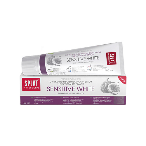 SPLAT Зубная паста "Сенситив Отбеливание" Professional Sensitive White 100 #1