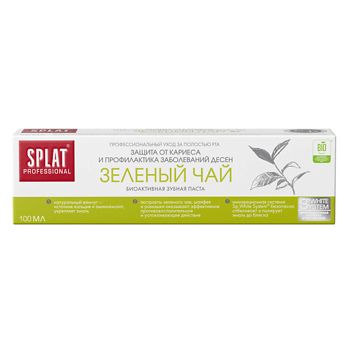 SPLAT Зубная паста "Зеленый Чай" Professional Green Tea 100 #1