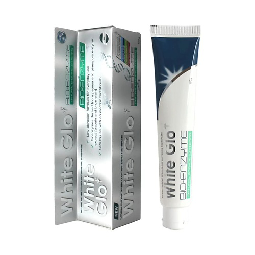 WHITE GLO Зубная паста биоэнзим, отбеливающая 100 #1