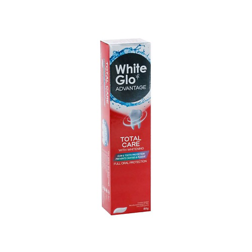 WHITE GLO Зубная паста отбеливающая Тотальная защита 80 #1