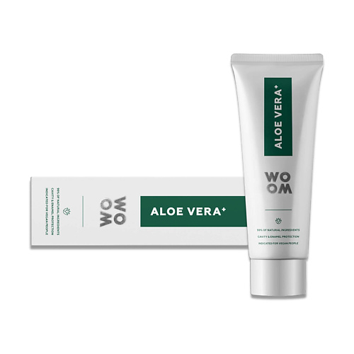 WO OM Натуральная зубная паста с фтором ALOE VERA+ 75 #1