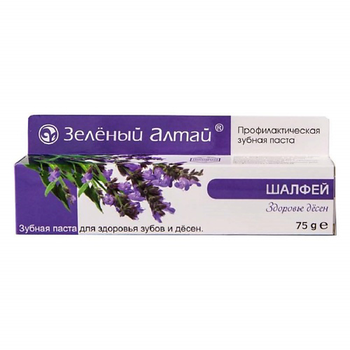 ЗЕЛЕНЫЙ АЛТАЙ Зубная паста Шалфей 75 #1