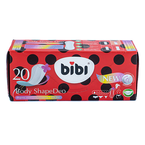 BIBI Ежедневные прокладки Body Shape Deo #1