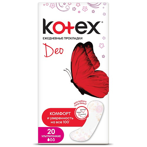 KOTEX Прокладки Ежедневные  Ультратонкие Део #1