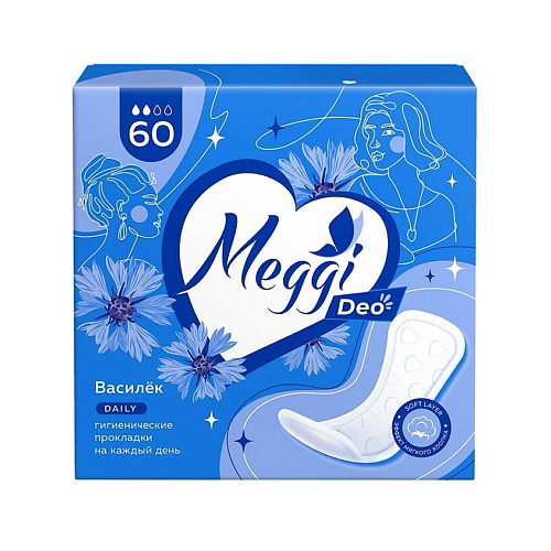 MEGGI Прокладки гигиенические ежедневные Panty Deo #1