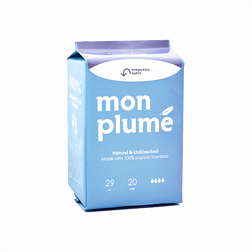MON PLUME Бамбуковые прокладки Ночные #1