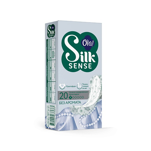 OLA! Silk Sense Ежедневные ультратонкие прокладки мультиформ, без аромата #1