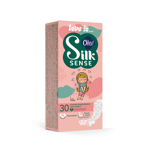 OLA! Silk Sense Teens Прокладки ежедневные Light стринг-мультиформ Микс #1