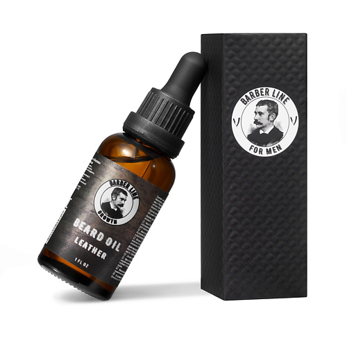 BARBER LINE FOR MEN Масло для бороды Leather 30 #1
