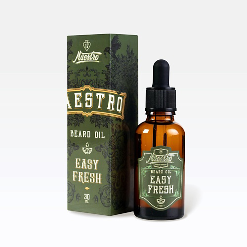 GREAT MAESTRO BARBERS COMPANY Масло для ухода за бородой Easy Fresh 30 #1