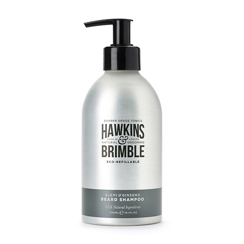 HAWKINS & BRIMBLE Шампунь для бороды в многоразовом флаконе Elemi & Ginseng Beard Shampoo 300 #1