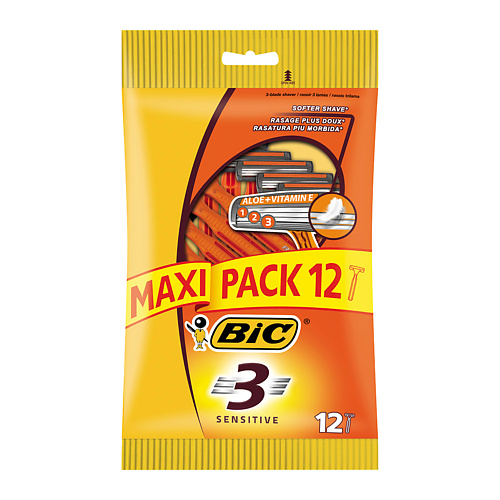 BIC Одноразовые бритвы мужские 3 лезвия 3 Sensitive #1