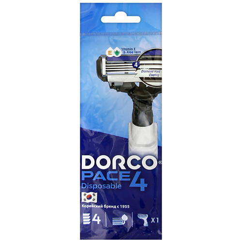 DORCO Бритва одноразовая PACE4, 4-лезвийная #1