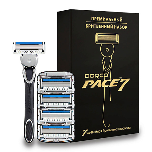 DORCO Подарочный набор PACE7 с золотистым тиснением #1