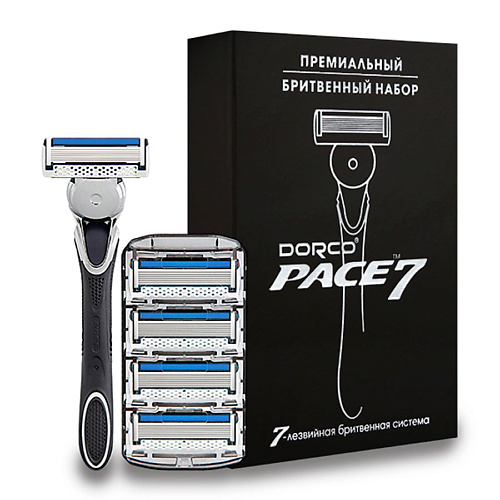 DORCO Подарочный набор PACE7 с серебристым тиснением #1