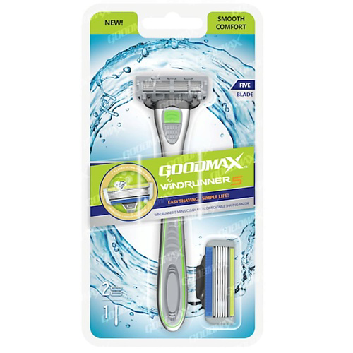 GOODMAX Мужская бритва со сменными кассетами Windrunner 5 #1