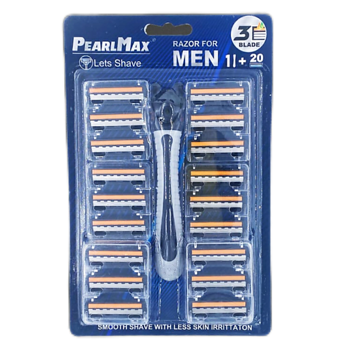 PEARLMAX Мужская бритва со сменными кассетами Lets Shave #1