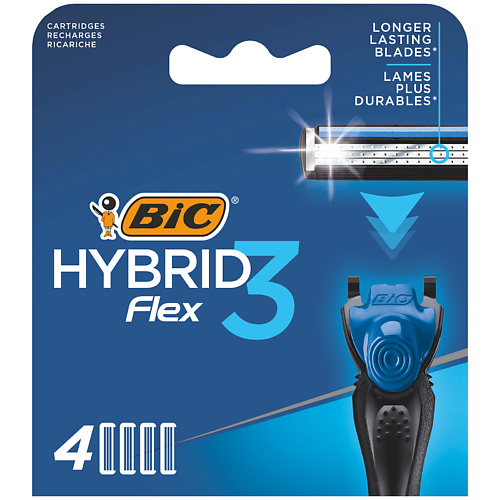 BIC Сменные кассеты для бритья 3 лезвия Hybrid 3 Flex #1