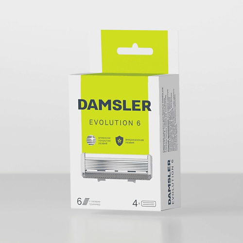 DAMSLER Кассеты для бритья, 6 лезвий Evolution #1