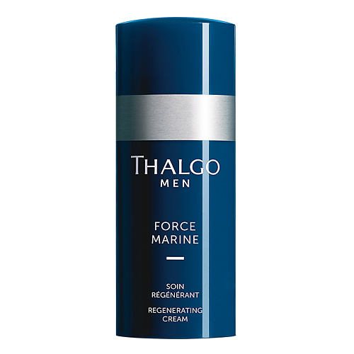 THALGO Крем для лица восстанавливающий для мужчин Men Force Marine Regenerating Cream 50 #1