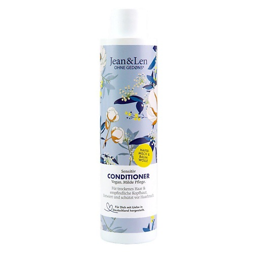 JEAN&LEN Кондиционер для волос Conditioner Sensitiv Hafermilch & Baumwollsamenöl 300 #1