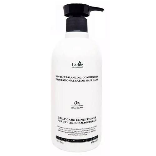 LADOR Увлажняющий кондиционер для волос бессиликоновый NEWPLEX BALANCING CONDITIONER 530ML 530 #1