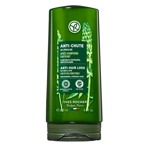 YVES ROCHER Кондиционер против выпадения волос с белым люпином – для ослабленных волоc 200 #1