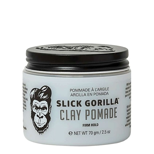 SLICK GORILLA Глина для укладки волос сильной фиксации Clay Pomade Firm Hold 70 #1