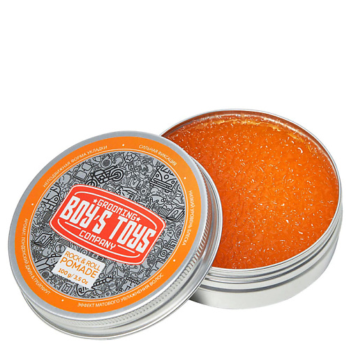 BOY'S TOYS Помада для волос сильной фиксации и сред. уровнем блеска Rock-Roll Pomade 100 #1