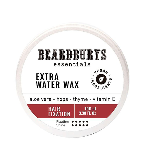 BEARDBURYS BeardBurys Воск для волос сильной фиксации Wax Extra Water Effect 100 #1