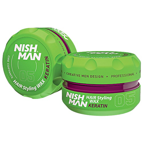 NISHMAN Воск для волос 05 KERATIN Лесные ягоды 100 #1