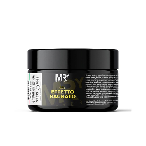 MRY MISTERY Гель для укладки волос с глянцевым эффектом Gel Effetto Bagnato 350 #1