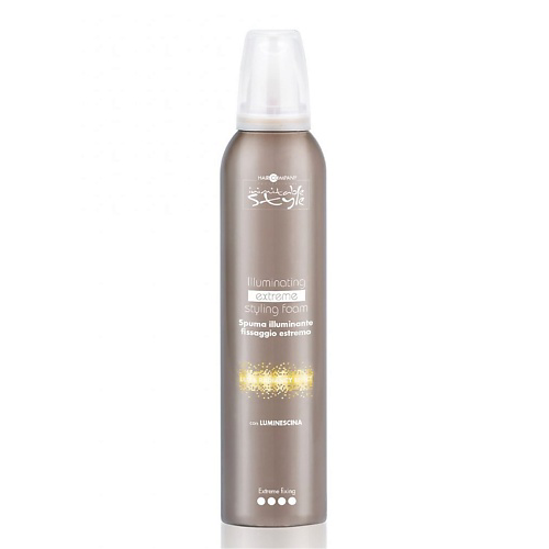 HAIR COMPANY Мусс придающий блеск СВЕРХСИЛЬНОЙ фиксации "Illuminating Extreme Styling Foam 250 #1