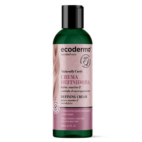 ECODERMA Крем для кудрявых волос для усиления завитка Naturally Curly Defining Cream 250 #1