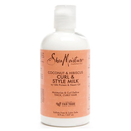 SHEA MOISTURE Молочко для укладки непослушных волос с кокосом Coconut Hibiscus Curl Style Milk 237 #1