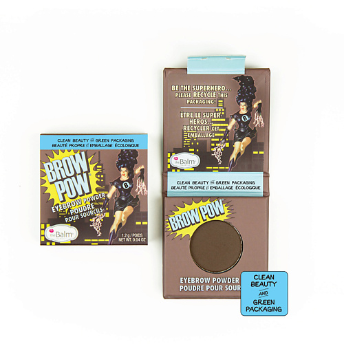 THEBALM Пудра-тени для бровей BrowPow #1