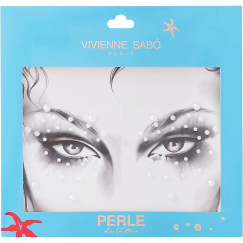 VIVIENNE SABO Декоративные наклейки для лица "Perle de la mer" #1