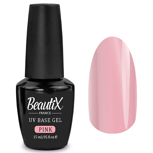 BEAUTIX Камуфлирующее базовое покрытие под гель-лак Pink #1