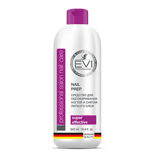 EVI PROFESSIONAL Средство для обезжиривания ногтей и снятия липкого слоя Professional Salon Nail Care Nail Prep 500 #1