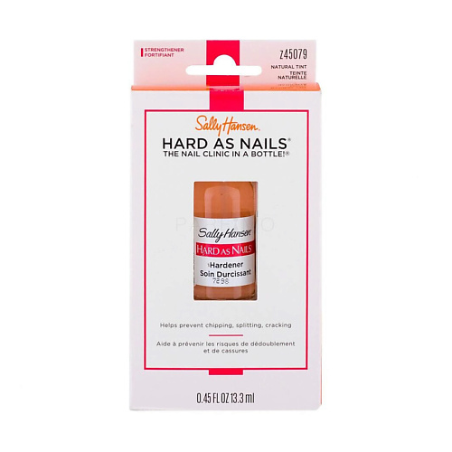 SALLY HANSEN Средство для укрепления и выравнивания ногтей Hard As Nails Hardener #1