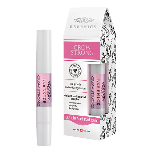 BERENICE Гель для роста ногтей с мультиминеральным комплексом Grow strong 4 #1