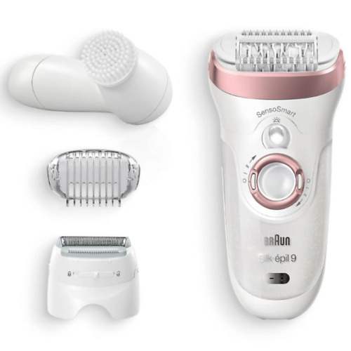 BRAUN Braun эпилятор  Silk-epil 9 Beauty SES 9-985 с щёточкой ,сухая/влажная #1