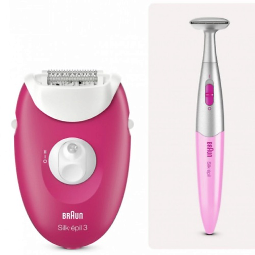 BRAUN Эпилятор 3420 Silk-epil 3+ стайлер для бикини #1