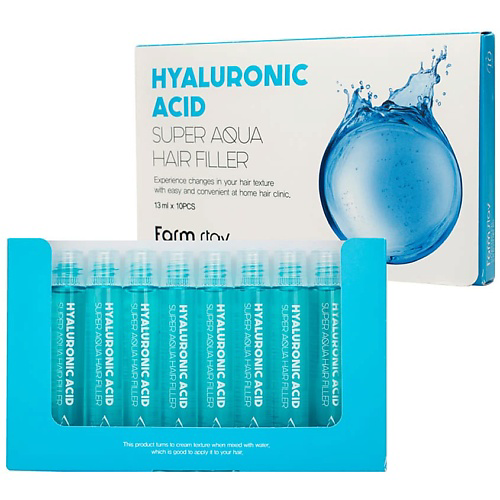 FARMSTAY Филлер для волос с гиалуроновой кислотой Hyaluronic Acid Super Aqua Hair Filler 10 #1