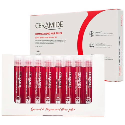 FARMSTAY Филлер восстанавливающий для поврежденных волос с керамидами Ceramide Damage Clinic Hair Filler 10 #1