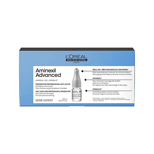 L'OREAL PROFESSIONNEL Ампулы против выпадения волос Aminexil Advanced 10 #1