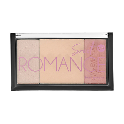 BELL Палетка для макияжа лица SWEET ROMANCE FACE PALETTE хайлайтер и румяна #1