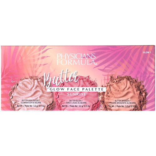 PHYSICIANS FORMULA Палетка для лица Рассвет Butter Glow Face Palette #1