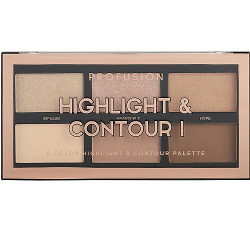 PROFUSION Палетка для макияжа лица Highlight & Contour #1