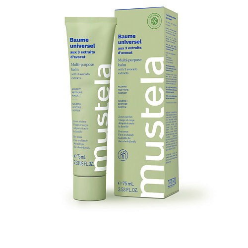 MUSTELA Натуральный смягчающий бальзам для очень сухой кожи Multi-Purpose Balm 75 #1